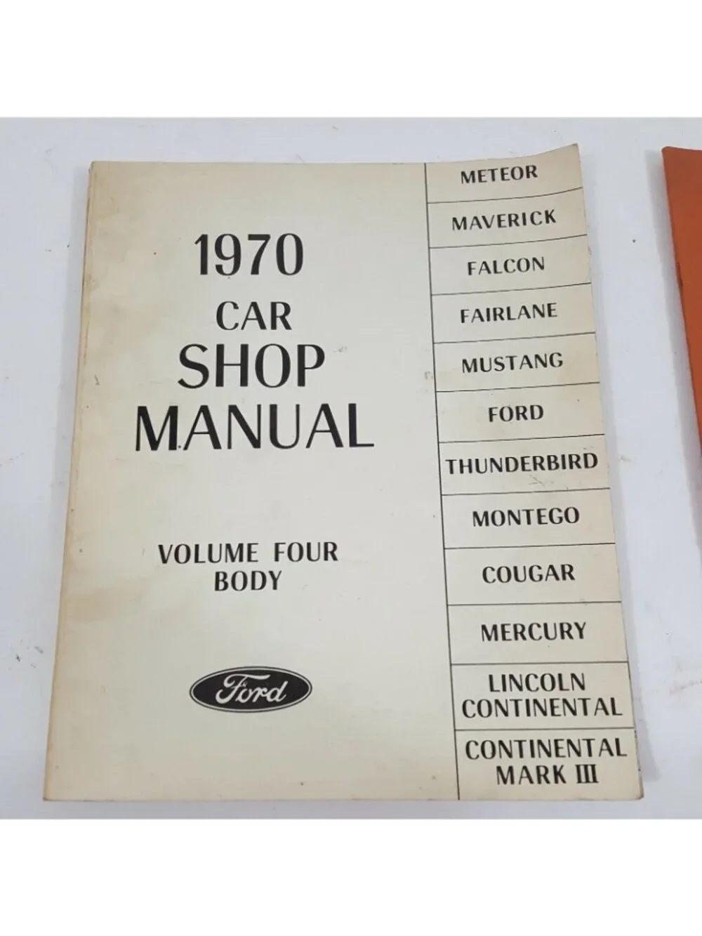 1970 Ford Car Auto Service Mechanic Shop Repair Manual Set Factory 1, 3, 4, 5